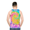 Stay Weird Kansas City - Pastel Tie-Dye - All-Over Print Unisex Tank Top