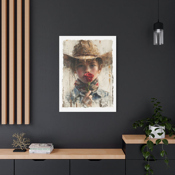 A Rose Of Love - Matte Canvas, Stretched, (3 Sizes)
