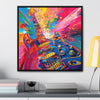 Rockin Guitar - Gallery Canvas Wraps, Square Frame
