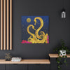 Midnight Rendezvous - Gold Swan Matte Canvas, Stretched, (2 Sizes)
