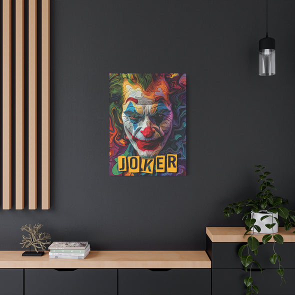 The Joker - Psychedelic Matte Canvas, Stretched, (3 Sizes)