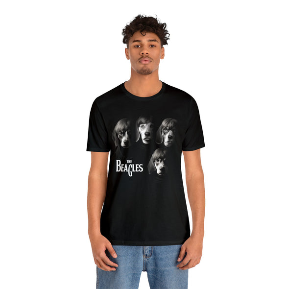 The Beagles - Album Cover - Unisex Jersey Short Sleeve Tee