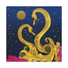 Midnight Rendezvous - Gold Swan Matte Canvas, Stretched, (2 Sizes)
