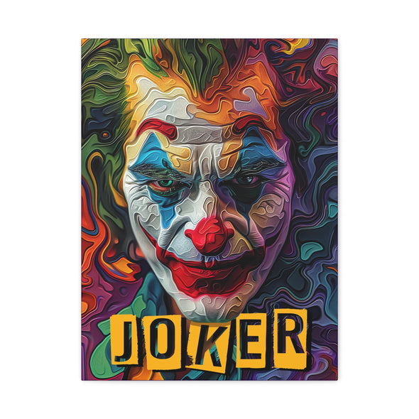 The Joker - Psychedelic Matte Canvas, Stretched, (3 Sizes)