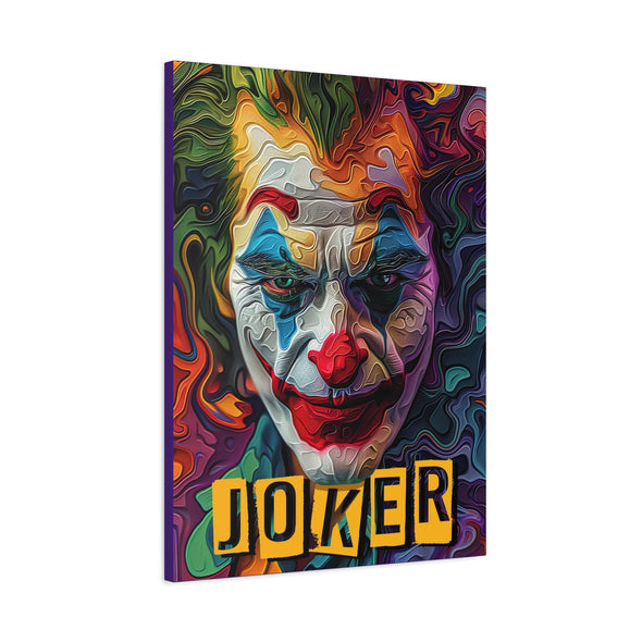 The Joker - Psychedelic Matte Canvas, Stretched, (3 Sizes)