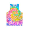Stay Weird Kansas City - Pastel Tie-Dye - All-Over Print Unisex Tank Top