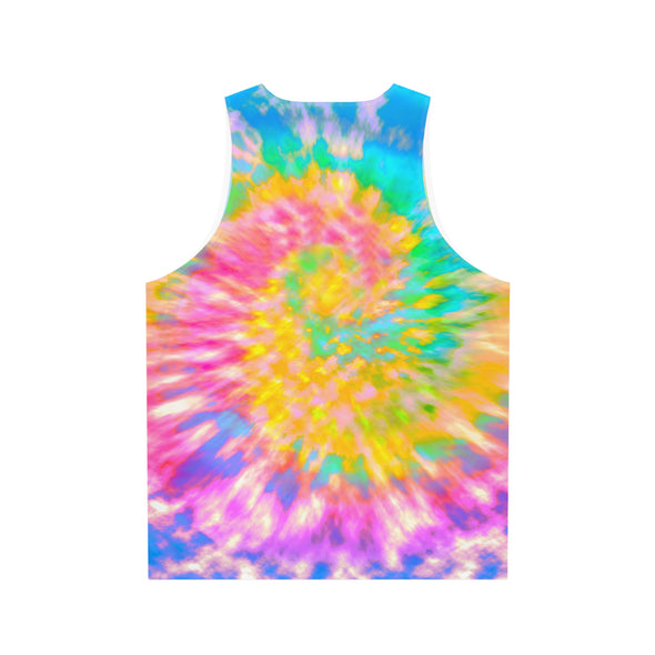 Stay Weird Kansas City - Pastel Tie-Dye - All-Over Print Unisex Tank Top