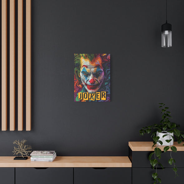 The Joker - Psychedelic Matte Canvas, Stretched, (3 Sizes)