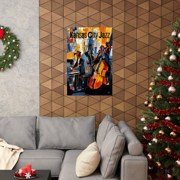 Kansas City Jazz - Jazz Club Groove - 24x36 inch Poster Art