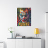 The Joker - Psychedelic Matte Canvas, Stretched, (3 Sizes)
