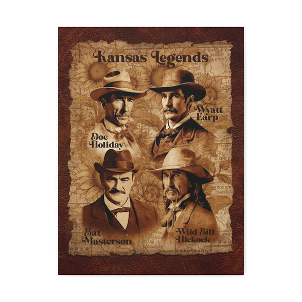 Kansas Legends - Canvas Wall Art On Stretched Canvas