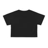 LOVE KC HEART - WhiteOnBlack - All-Over Print Crop Tee
