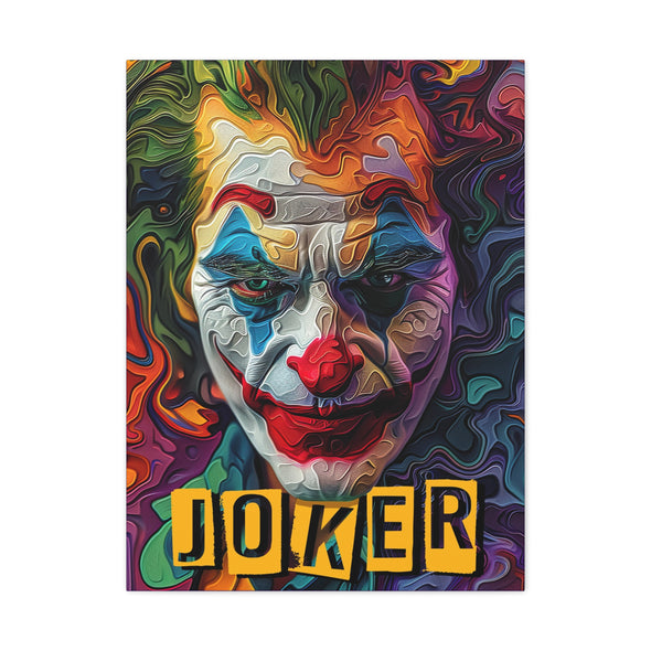 The Joker - Psychedelic Matte Canvas, Stretched, (3 Sizes)