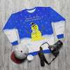 Beware Of The Yellow Snowman - All-Over Print Unisex Sweatshirt