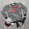 Don't Blend In - Christmas Zebra - All-Over Print Unisex Sweatshirt