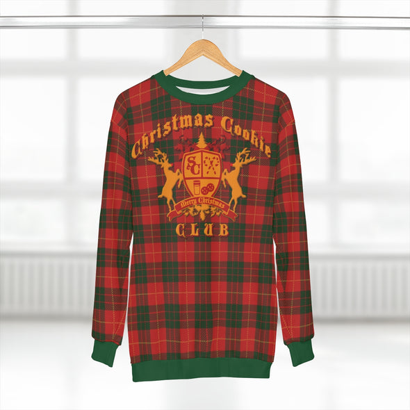 Christmas Cookie Club - All-Over Print Unisex Sweatshirt