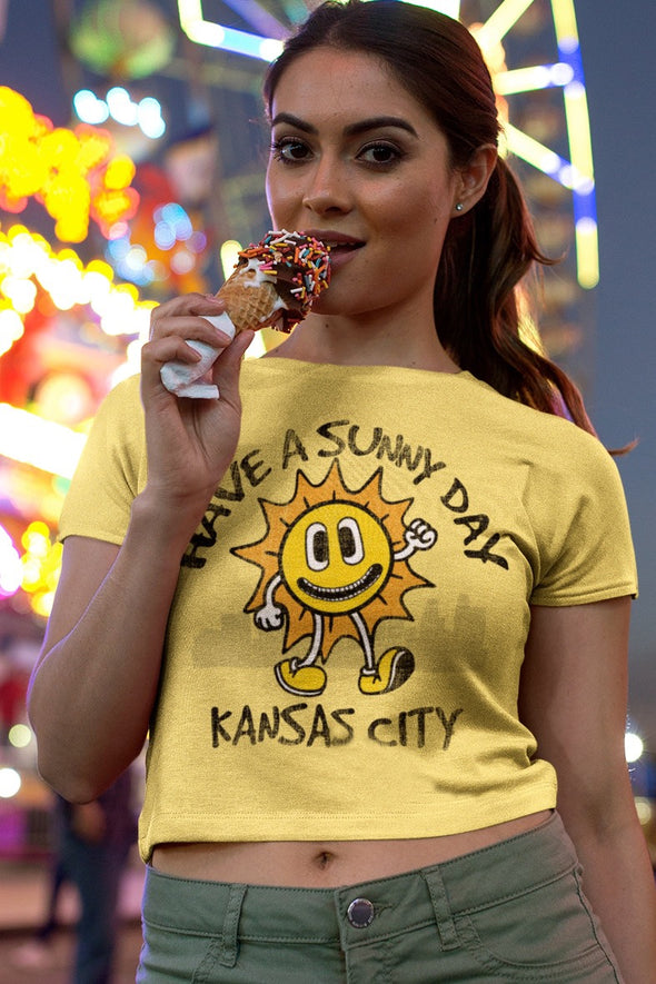 Have A Sunny Day Kansas City - All-Over Print Unisex Crew Neck Tee