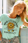 Have A Sunny Day Kansas City - All-Over Print Unisex Crew Neck Tee