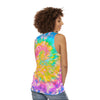 Stay Weird Kansas City - Pastel Tie-Dye - All-Over Print Unisex Tank Top