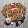 Meowy Christmas - Bird Kitty - All-Over Print Unisex Sweatshirt
