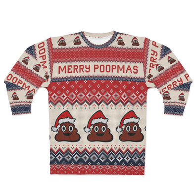 Merry Poopmas  - All-Over Print Unisex Sweatshirt