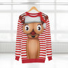 Rudolph Has Eyes For You - All-Over Print Unisex Sweatshirt