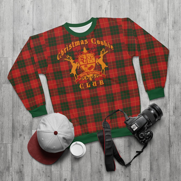 Christmas Cookie Club - All-Over Print Unisex Sweatshirt