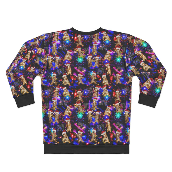 Disco Kitty Sance Club - All-Over Print Unisex Sweatshirt