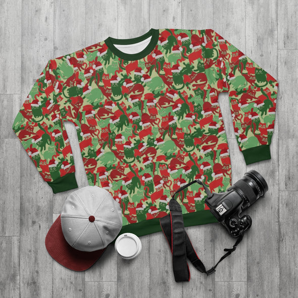 CatMaflage 2 - All-Over Print Unisex Sweatshirt