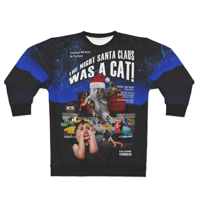 The Night Santa Was A Cat!  - All-Over Print Unisex Sweatshirt