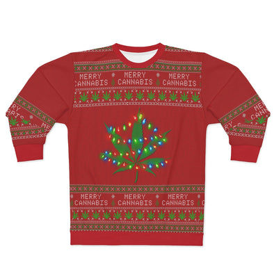 Merry Cannabis - All-Over Print Unisex Sweatshirt