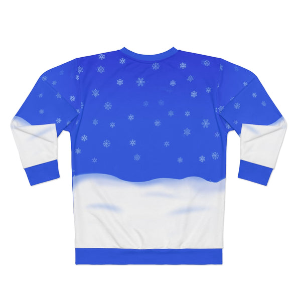 Beware Of The Yellow Snowman - All-Over Print Unisex Sweatshirt