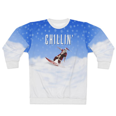 Chillin Santa - All-Over Print Unisex Sweatshirt