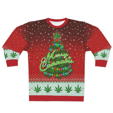 Merry Cannabis 2 - All-Over Print Unisex Sweatshirt