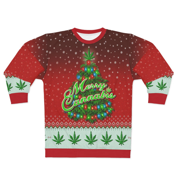 Merry Cannabis 2 - All-Over Print Unisex Sweatshirt