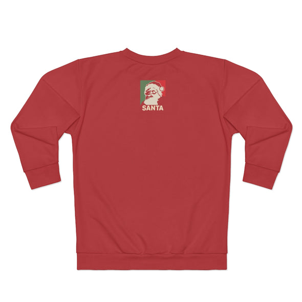 SANTA - Portrait Poster - All-Over Print Unisex Sweatshirt