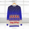 Happy Holidays - Rockette Raindeer - All-Over Print Unisex Sweatshirt