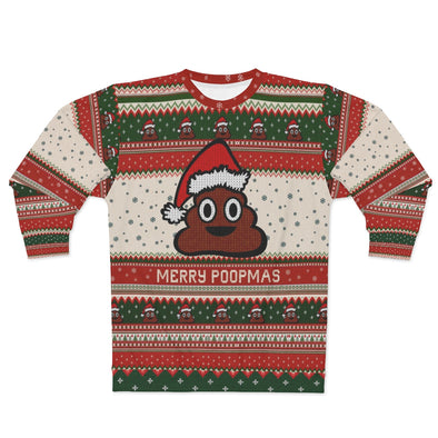 Merry Poopmas 1  - All-Over Print Unisex Sweatshirt
