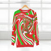 I'm So Baked! - Stoned Ginger Bread Man - All-Over Print Unisex Sweatshirt