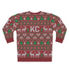 KC Christmas Raindeer - All-Over Print Unisex Sweatshirt