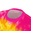 KC Good Vibes Tye-Dye - Hot Pink - Unisex All-Over Print Cut & Sew Tee