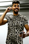 KC Sports (Monotone Grey) - Unisex All-Over Print Crew Neck Tee