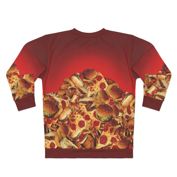 Fat Cat - Meowy Christmas  - All-Over Print Unisex Sweatshirt