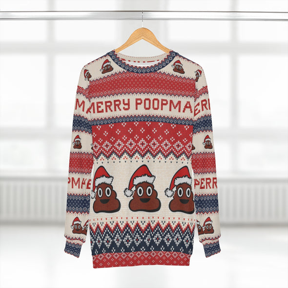 Merry Poopmas  - All-Over Print Unisex Sweatshirt