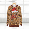 Meowy Christmas - Bird Kitty - All-Over Print Unisex Sweatshirt