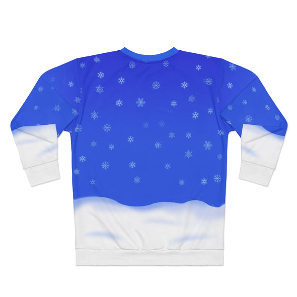White Christmas - Like Hand Icon  - All-Over Print Unisex Sweatshirt
