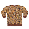 Meowy Christmas - Bird Kitty - All-Over Print Unisex Sweatshirt