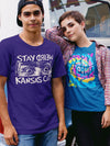 Stay Weird KC Big Eyes - Unisex Crew Neck Tee