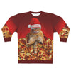 Fat Cat - Meowy Christmas  - All-Over Print Unisex Sweatshirt