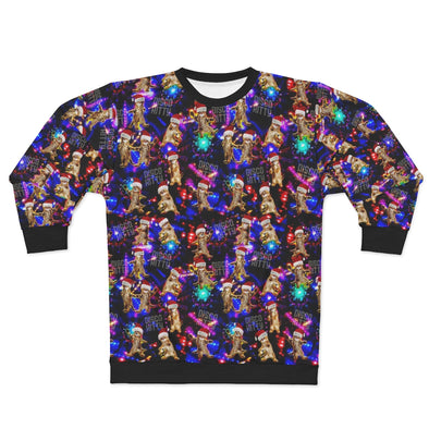 Disco Kitty Sance Club - All-Over Print Unisex Sweatshirt